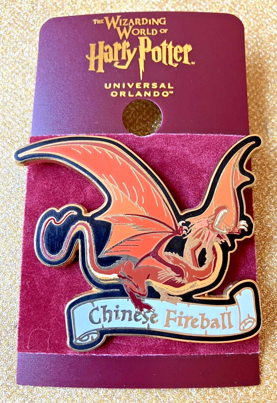 Harry Potter Chinese Fireball DRAGON Pin WWOHP Universal Orlando 2009 *RETIRED Harry Potter Chinese Fireball DRAGON Pin WWOHP Universal Orlando 2009 *RETIRED