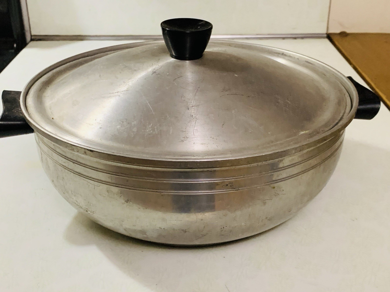 Vintage WEST BEND Aluminum Serving Oven W/ Insert and Steam Handle
