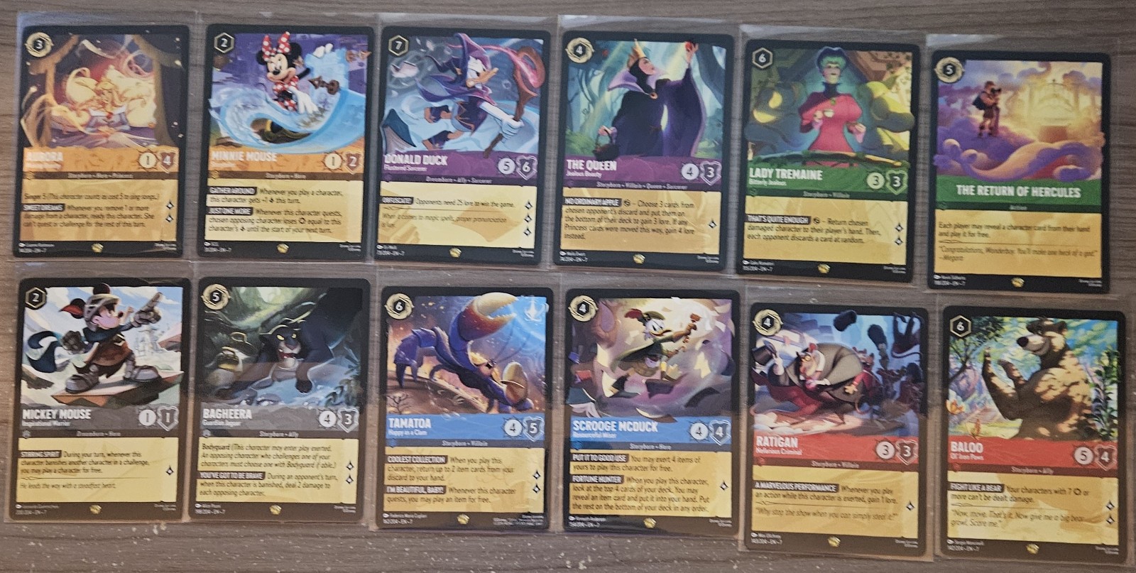 LORCANA #7 ARCHAZIA'S ISLAND COMPLETE BASE NON FOIL SET 1-204 + BOTH PUZZLES