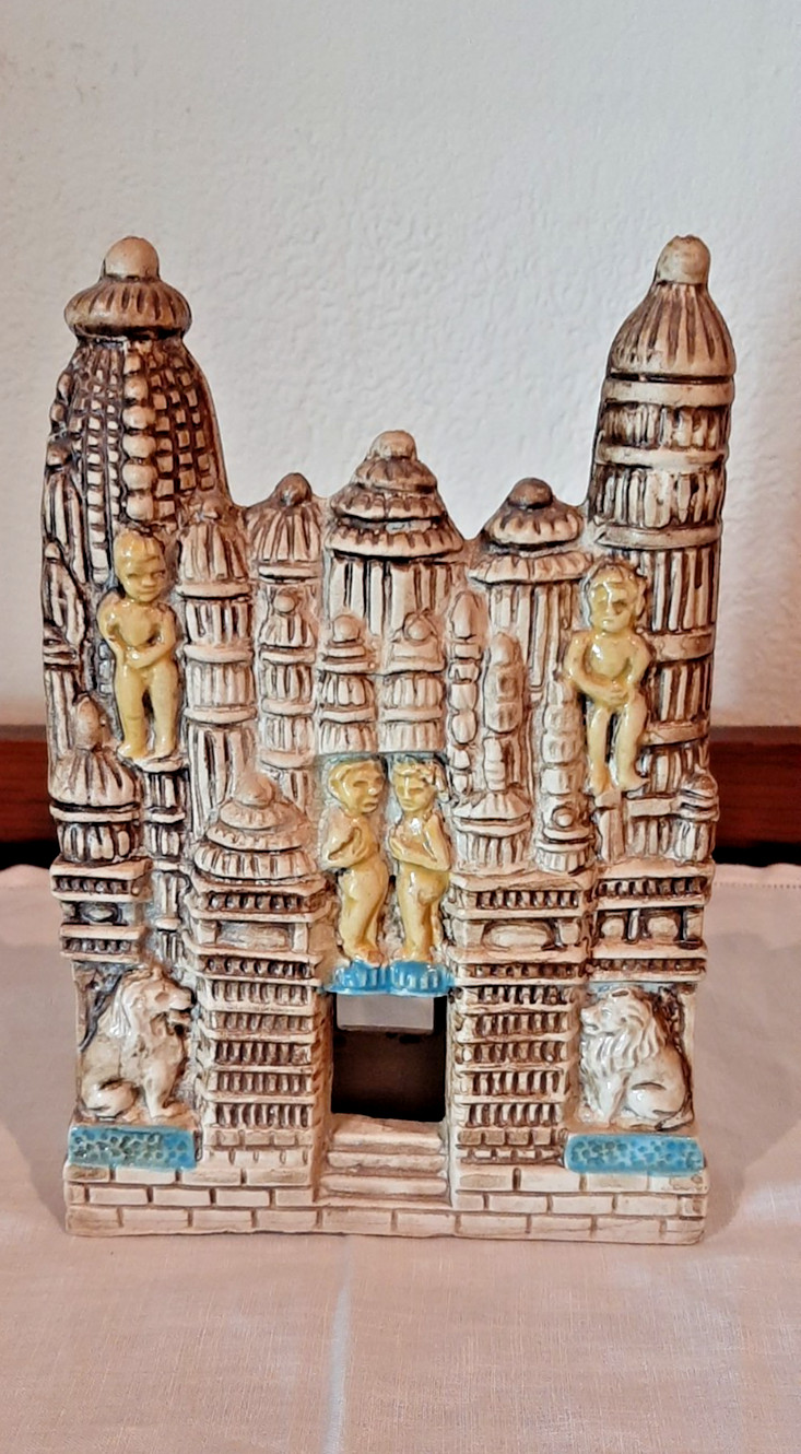 RARE KHAJURAHO TEMPLE INDIA SOUVENIR BUILDING