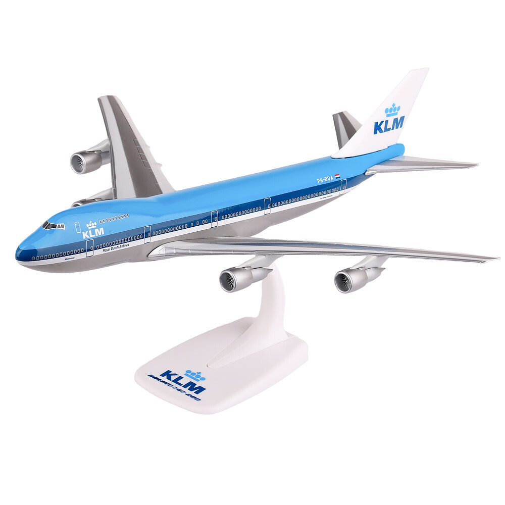 PPC KLM Boeing 747-200 Mississipi PH-BUA Desk Display Model 1/250 AV Airplane