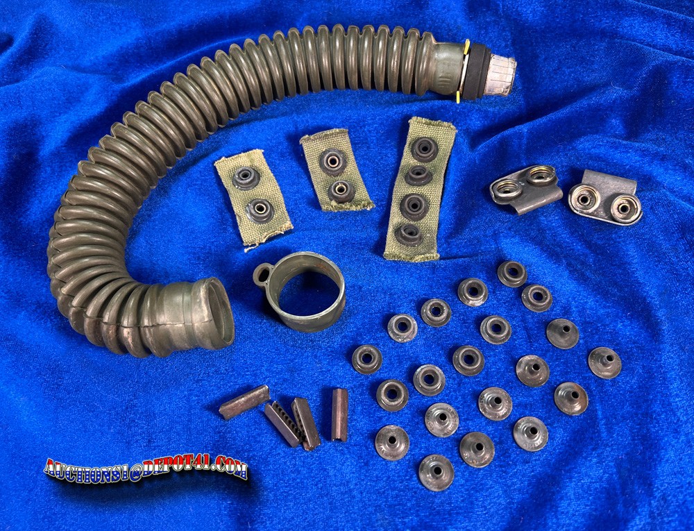 AAF Oxygen Mask PARTS B-17 Flying Fortress B-24 P-38 Lightning P-47 P-51 Mustang