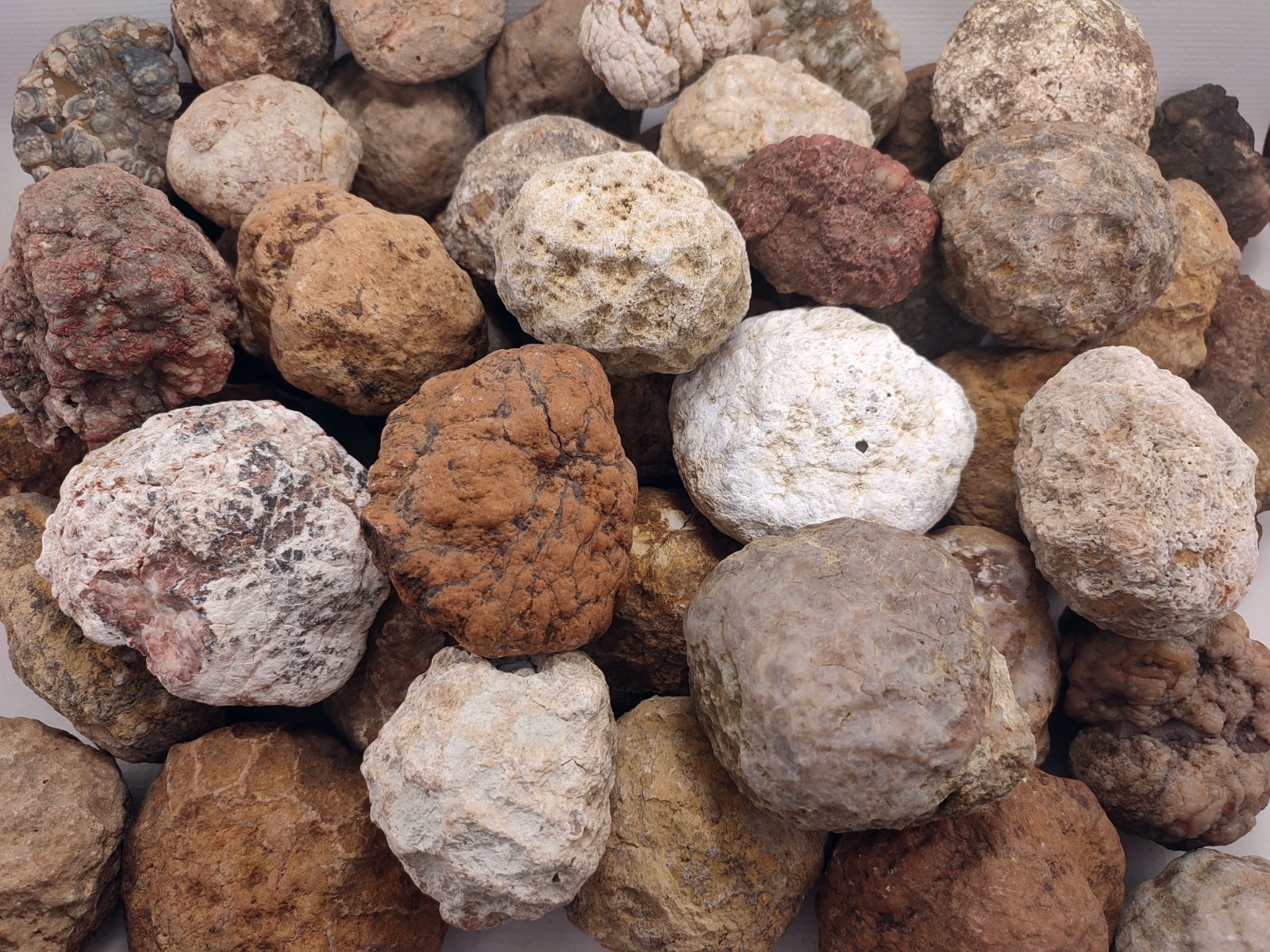 Large Unopened Geodes Agates Nodules 7-9 LB Mixed Bulk Lot Variety Quantity: 6