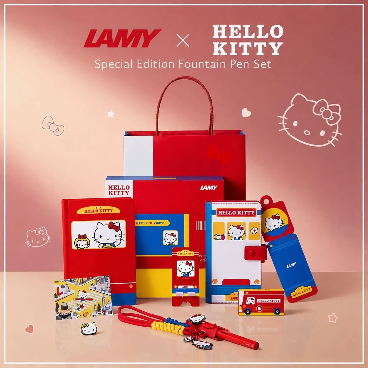 Lamy Safari x Hello Kitty 2026 Limited Edition Gift Set Fountain Pen