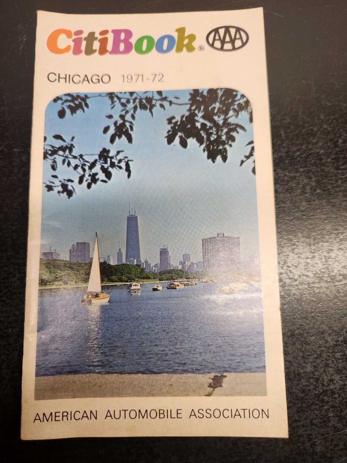 Vintage 1971-72 AAA CitiBook Chicago Travel Guide Booklet Ephemera