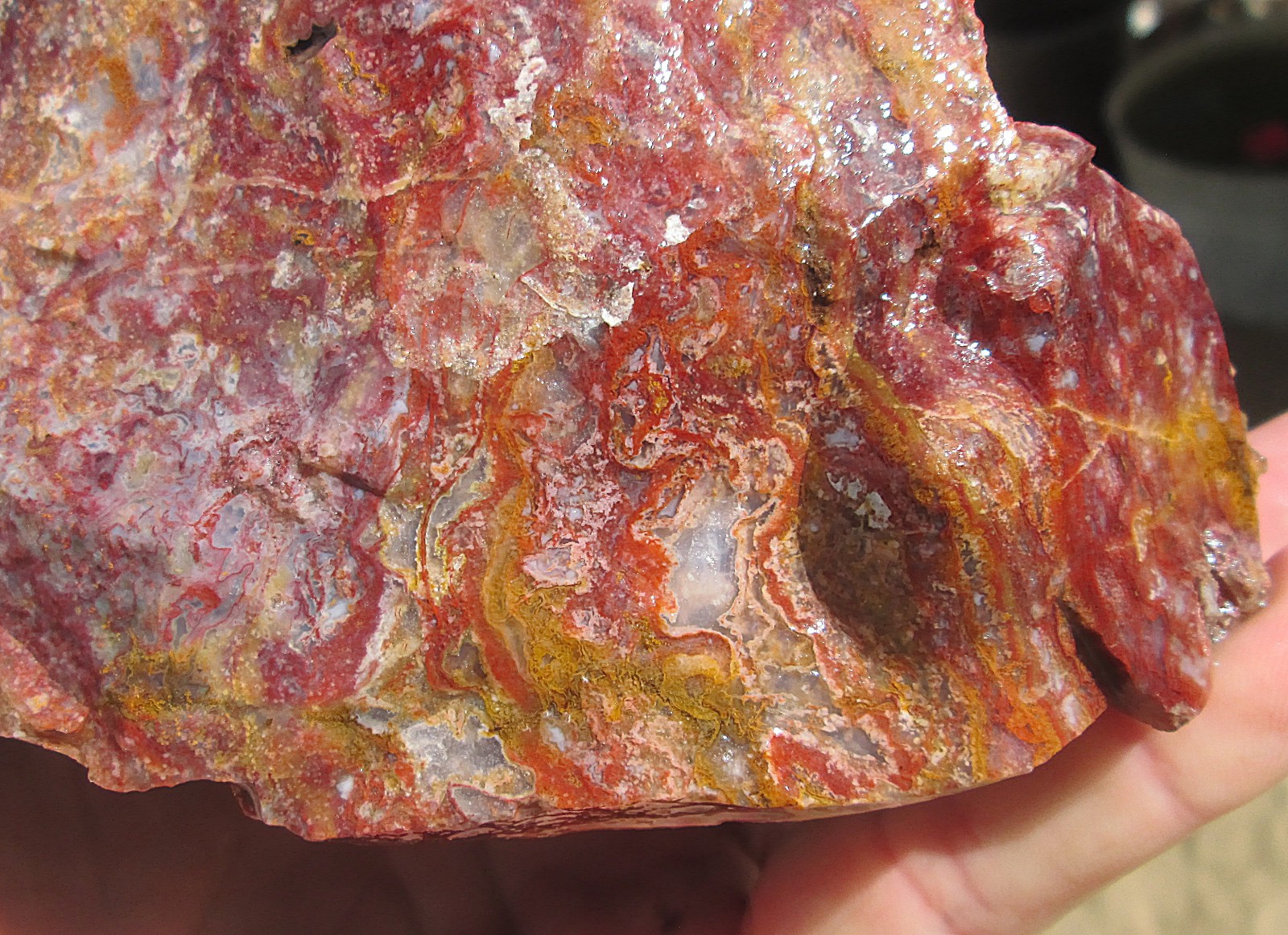 MOSS AGATE ROUGH ~ 3 lbs 6 ozs