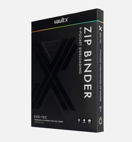 VaultX EXO-TEC Pokemon Zip Binders SV2 360 cards
