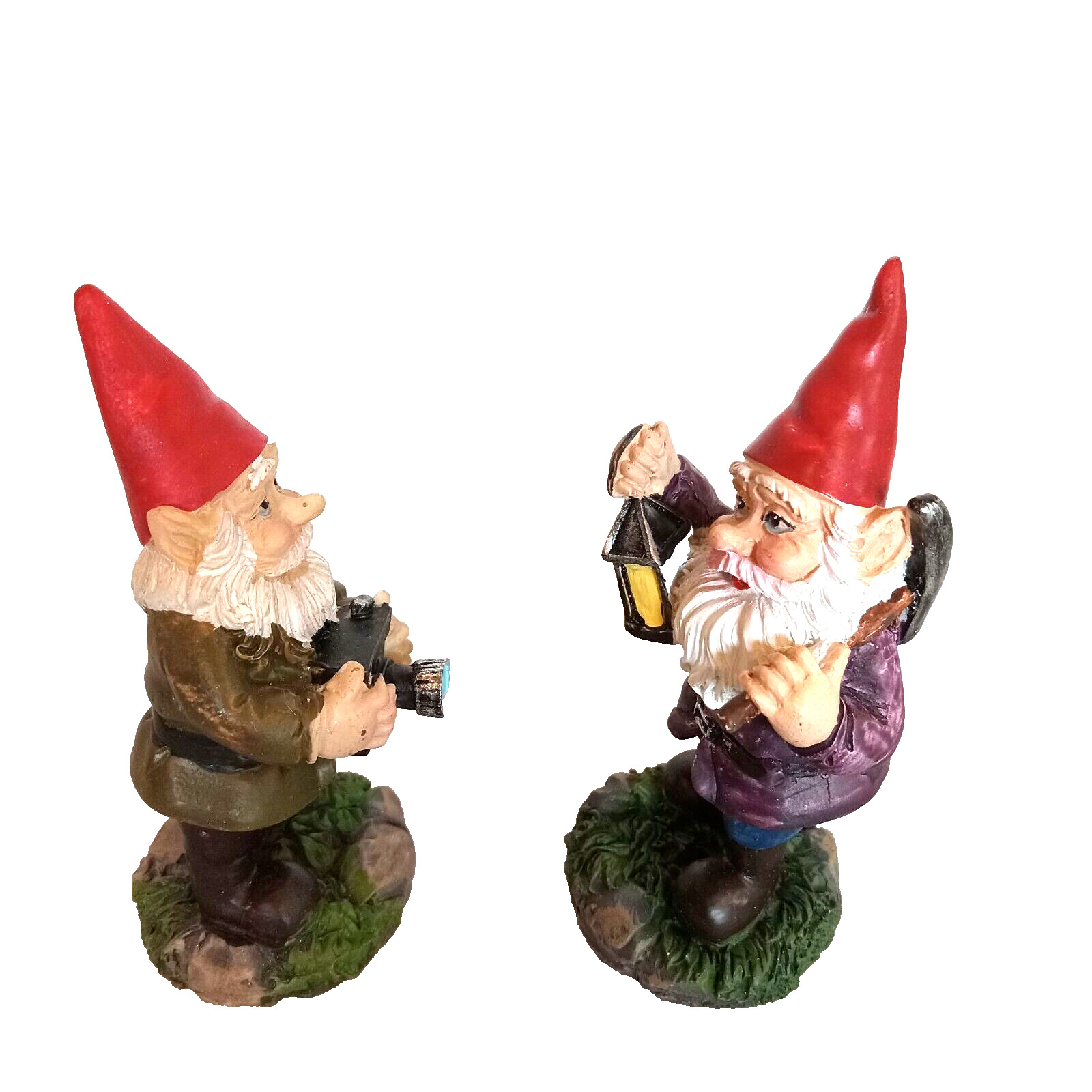 Gnomes Miniatures Figurines Camara Lantern 3 1/4\