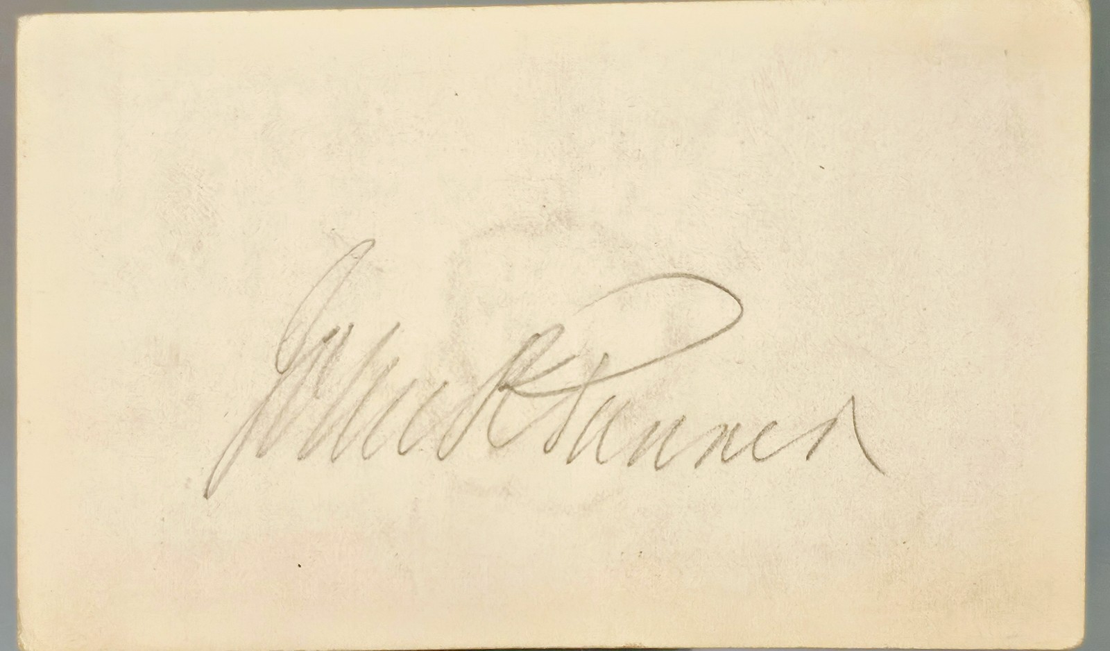 John R. Tanner Autograph – Governor of Illinois (1897–1901) – Signature Cut