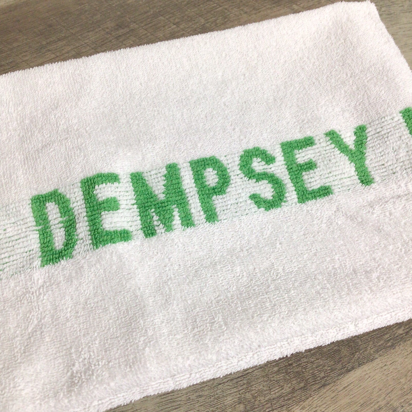 Dempsey Motor Hotel Bath Towel Sandow H.W. LINEN CO Vintage