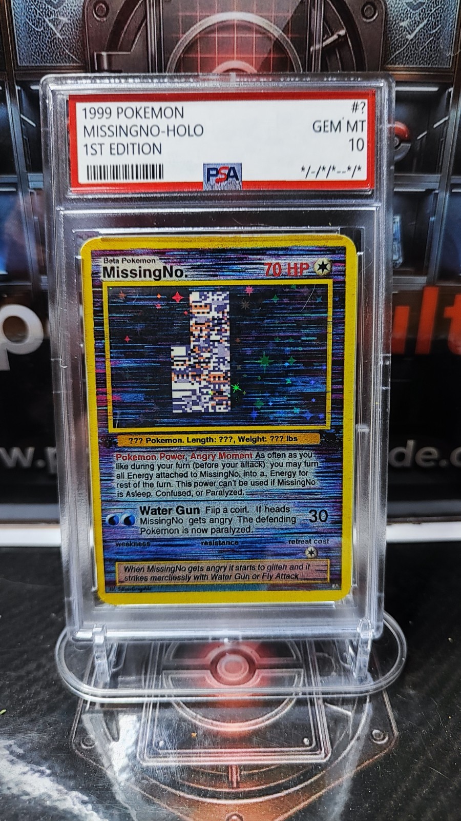 Pokemon 1999 MissingNo. Holo 1st - Fan Art