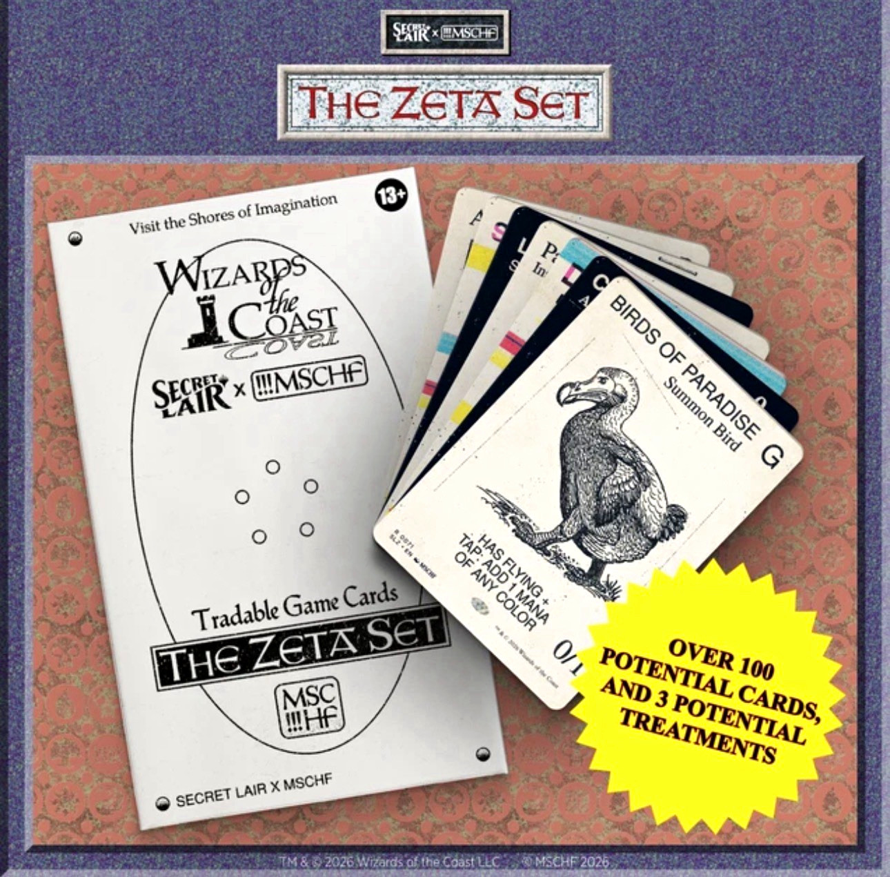 Magic the Gathering x MSCHF Secret Lair Zeta Set Packs x12 - November ship