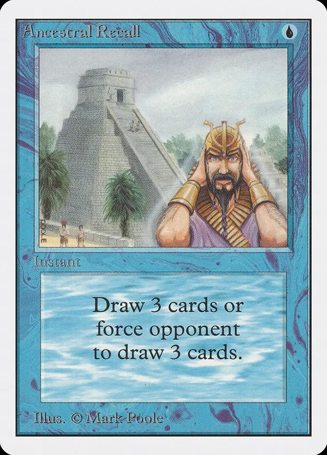 Ancestral Recall  Unlimited Edition - Nonfoil Playtest