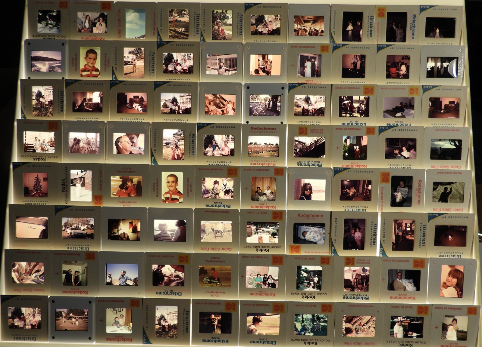 #5 Lot 80 Vtg 1970s Color Photo SLIDES American Family Home Life Men Women Kids