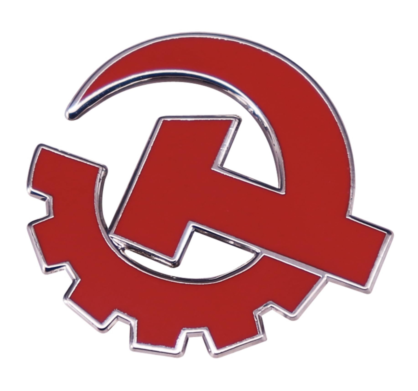 Communist Party USA Logo CPUSA American Hammer Sickle Gear 1.2