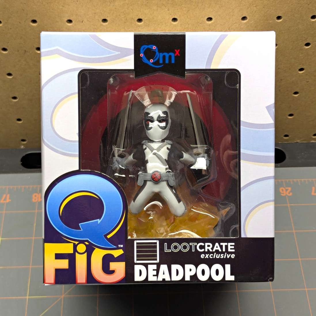 QMx Q-Fig Deadpool Loot Crate Exclusive Marvel Figure Boxed Original Unopened