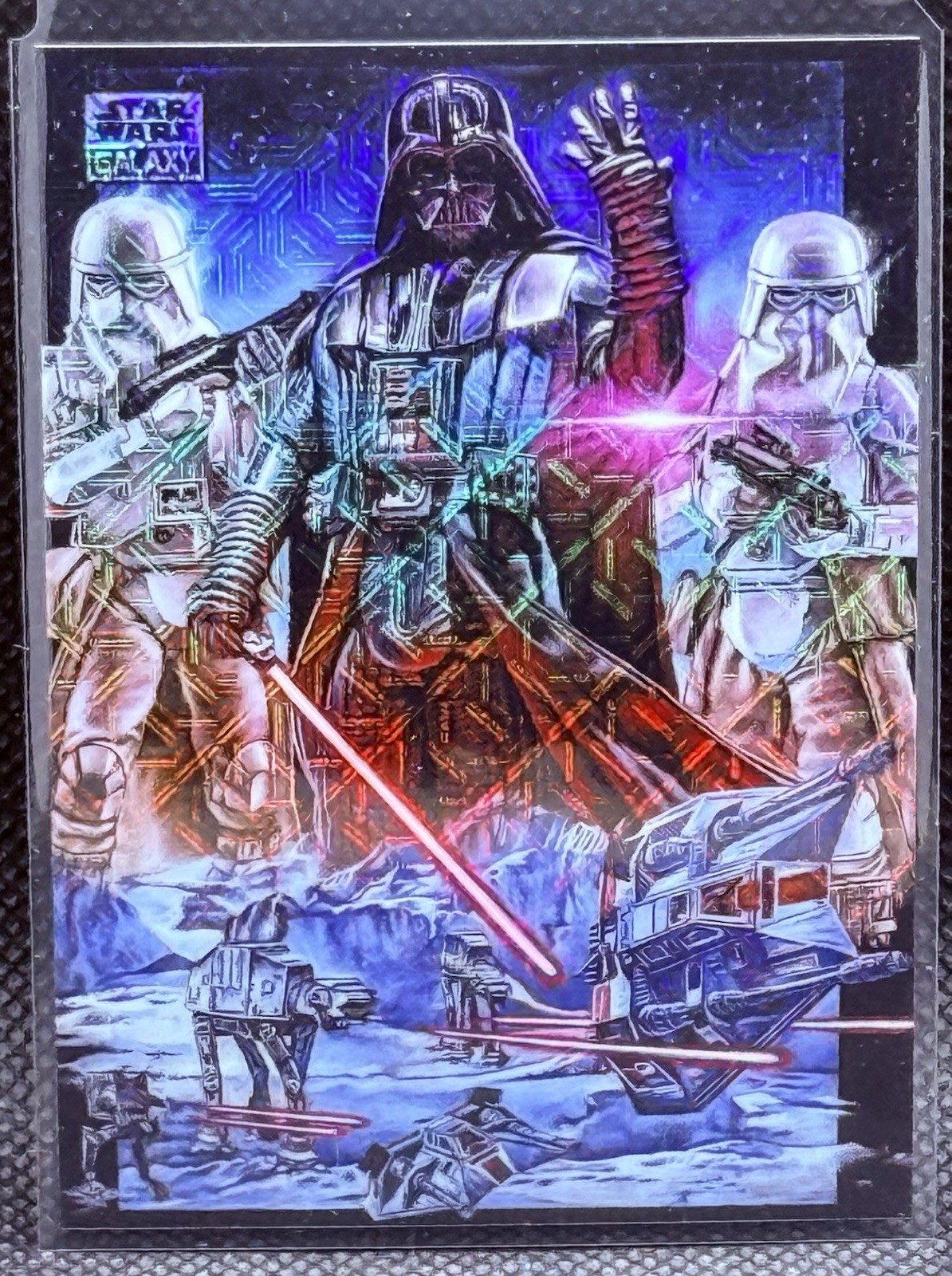 2026 Topps Star Wars Galaxy - Darth Vader at Hoth #45 - Mojo Refractor /50