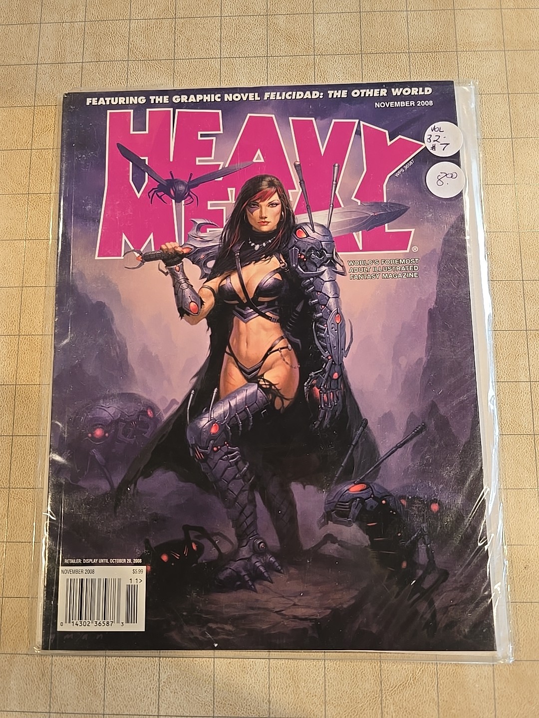 💥HEAVY METAL MAGAZINE  NOVEMBER 2008