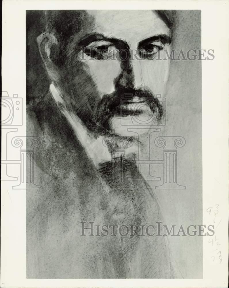 1963 Press Photo Stephen Crane, the first modern American author - lra34813