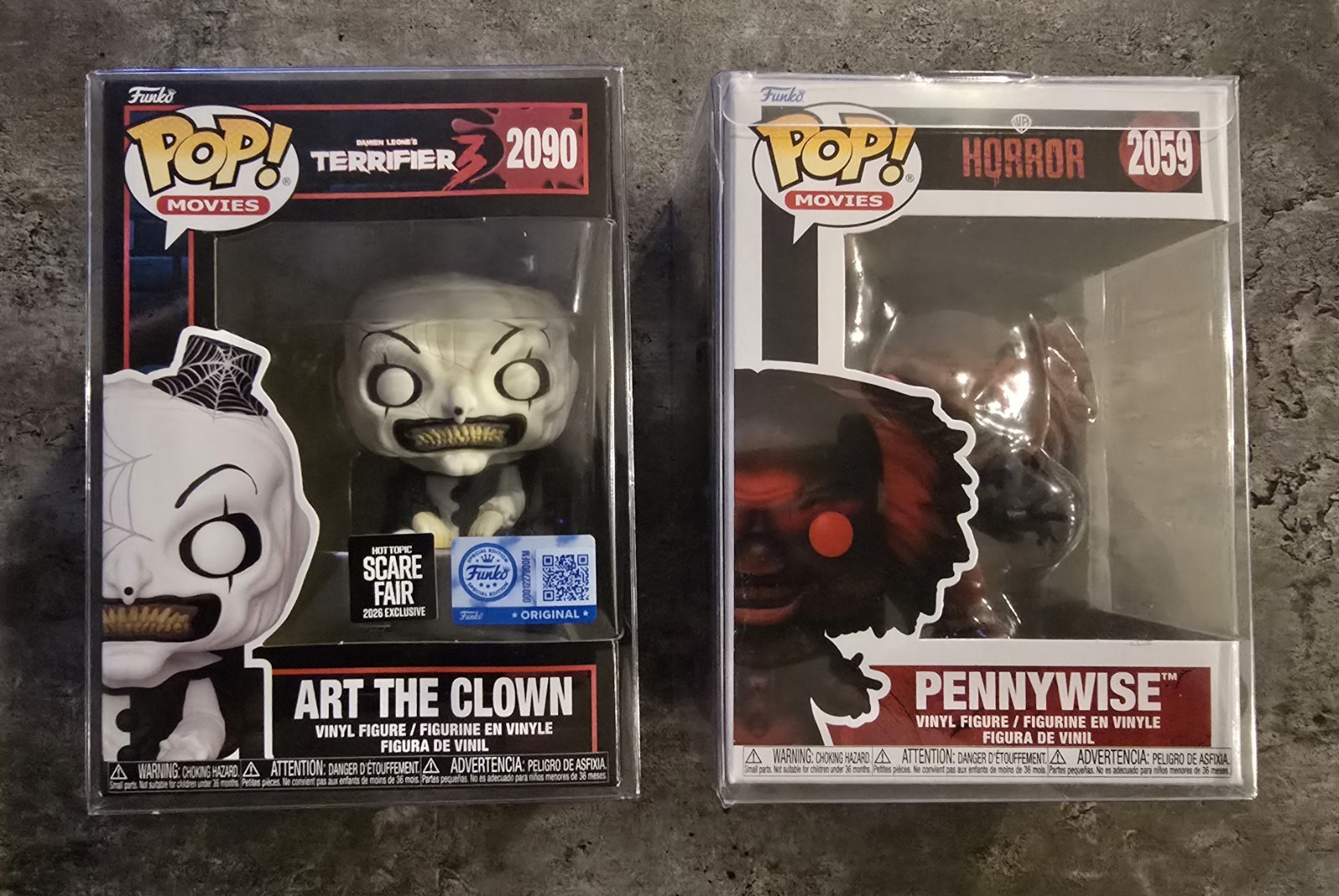 Terrifier 3 Art the Clown (2090) HT Scare Fair 26\' /Horror Pennywise 2059 Bundle