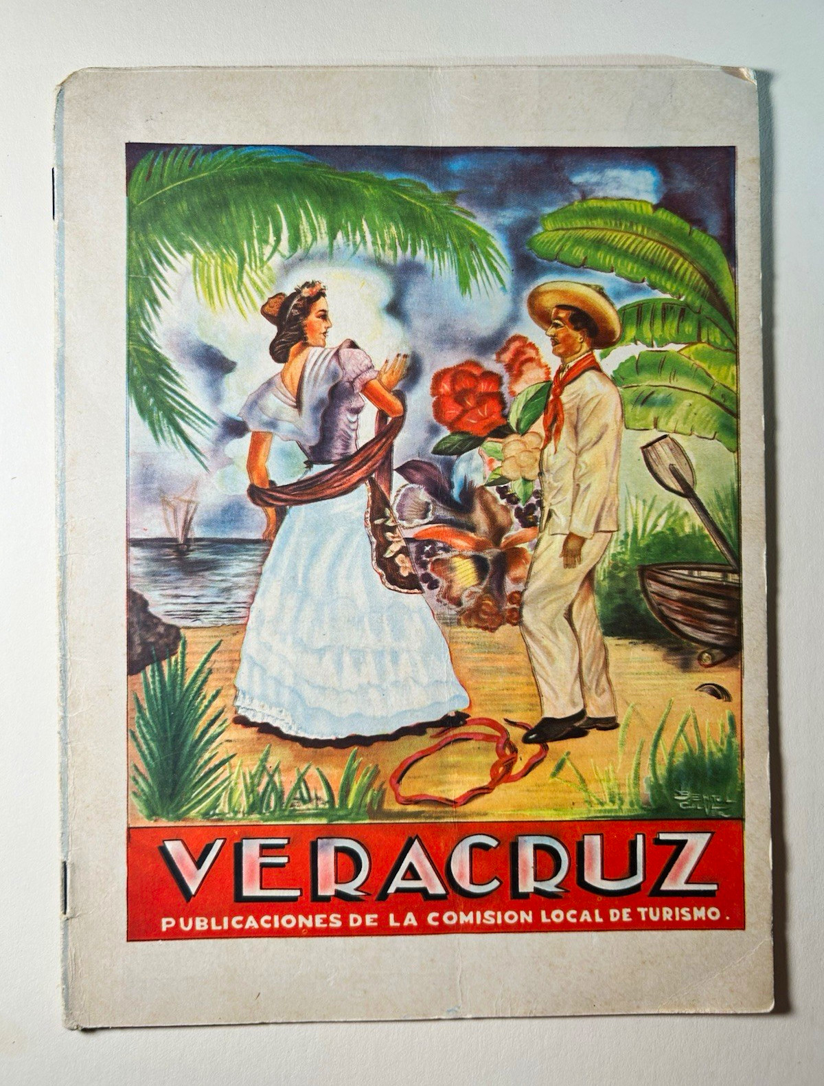 1940s Veracruz Mexico Tourism Brochure Illustrated Photos Maps Comision Local