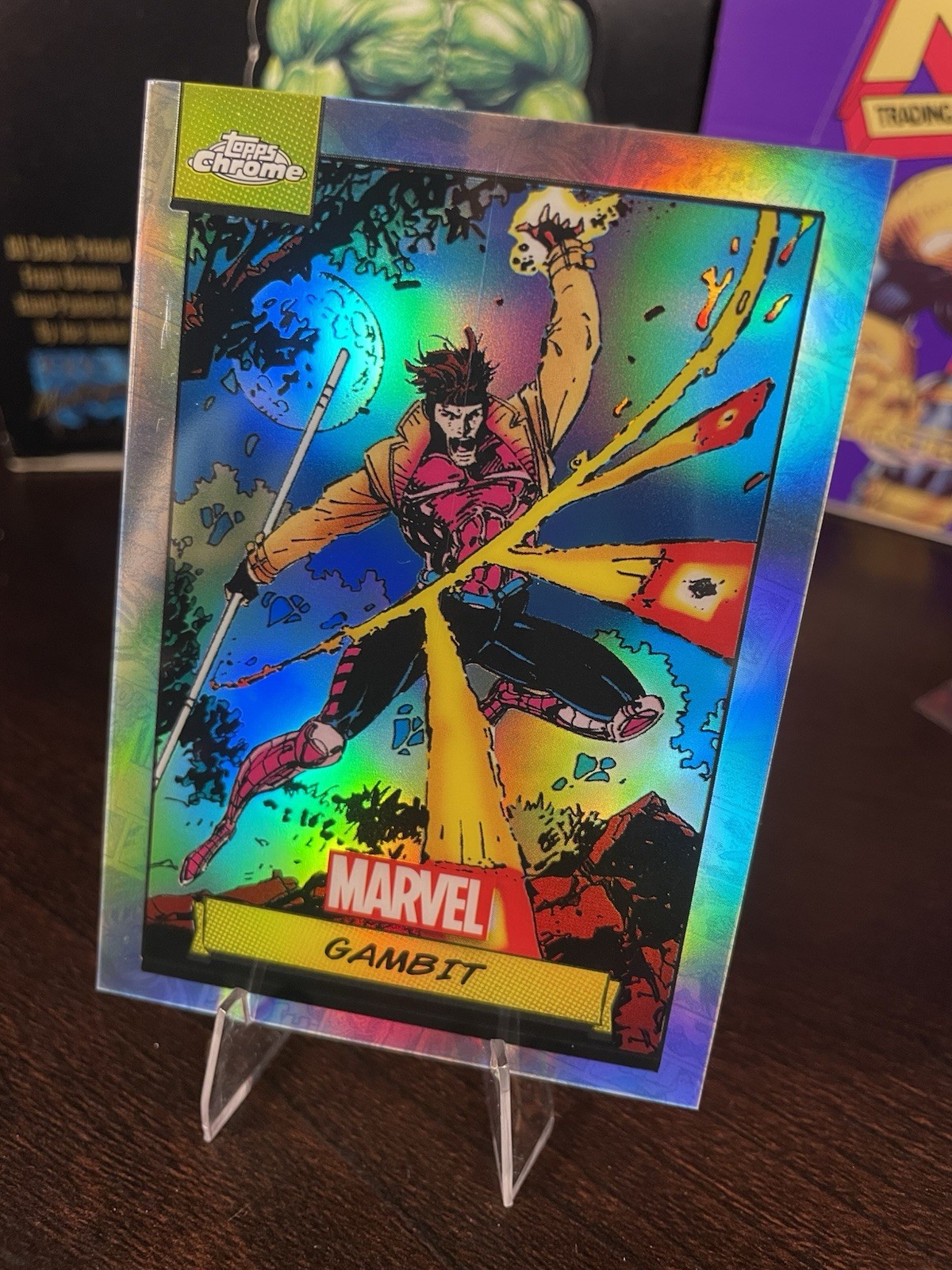 Gambit - 2024 Topps Chrome Marvel #3 Refractor