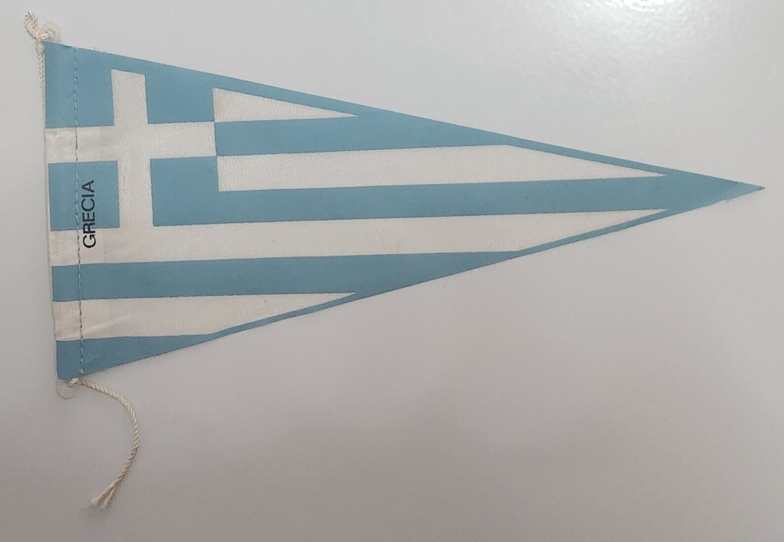 GREECE 🇬🇷 VINTAGE FLAG PENNANT CIRCA 1960's
