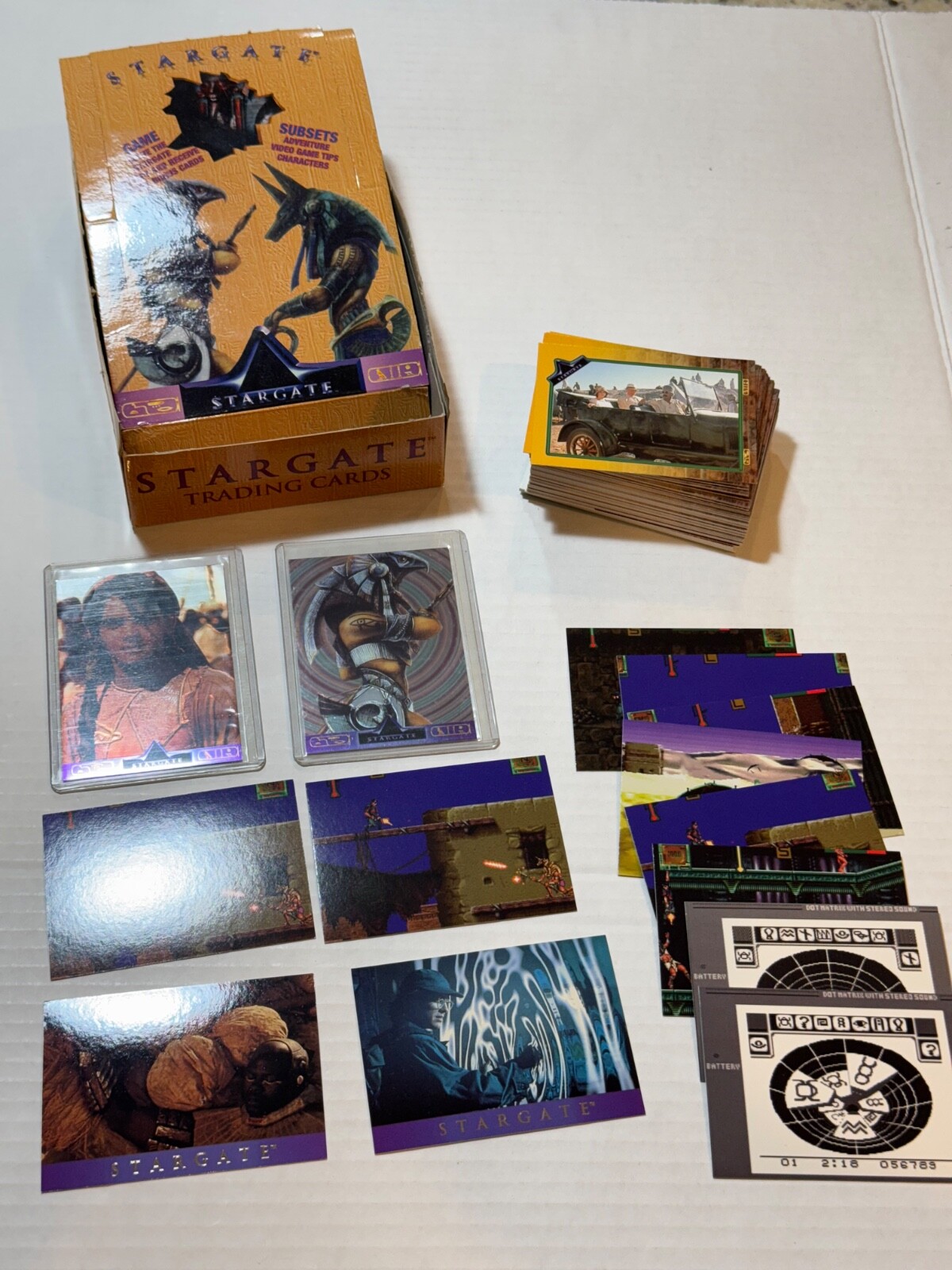 VTG STARGATE TRADING CARDS 1994 LE STUDIO CANAL BASE CARDS CHASE CARDS BOX