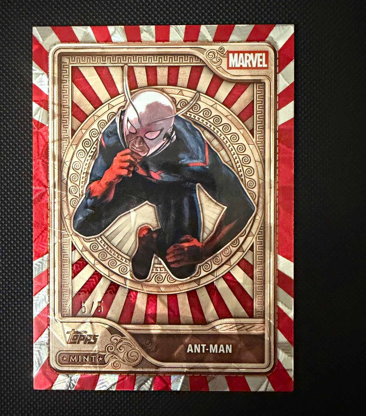 2026 Topps Mint Marvel Ant-Man Bronze Parallel Card #40 5/5 and /23/50 lot