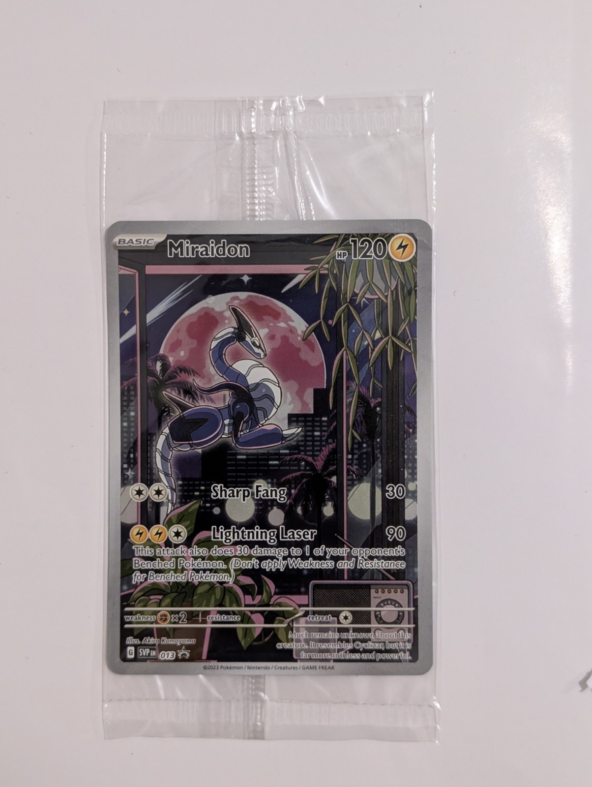 Pokémon TCG Miraidon SVP 013 Scarlet Violet Black Star Promo Sealed