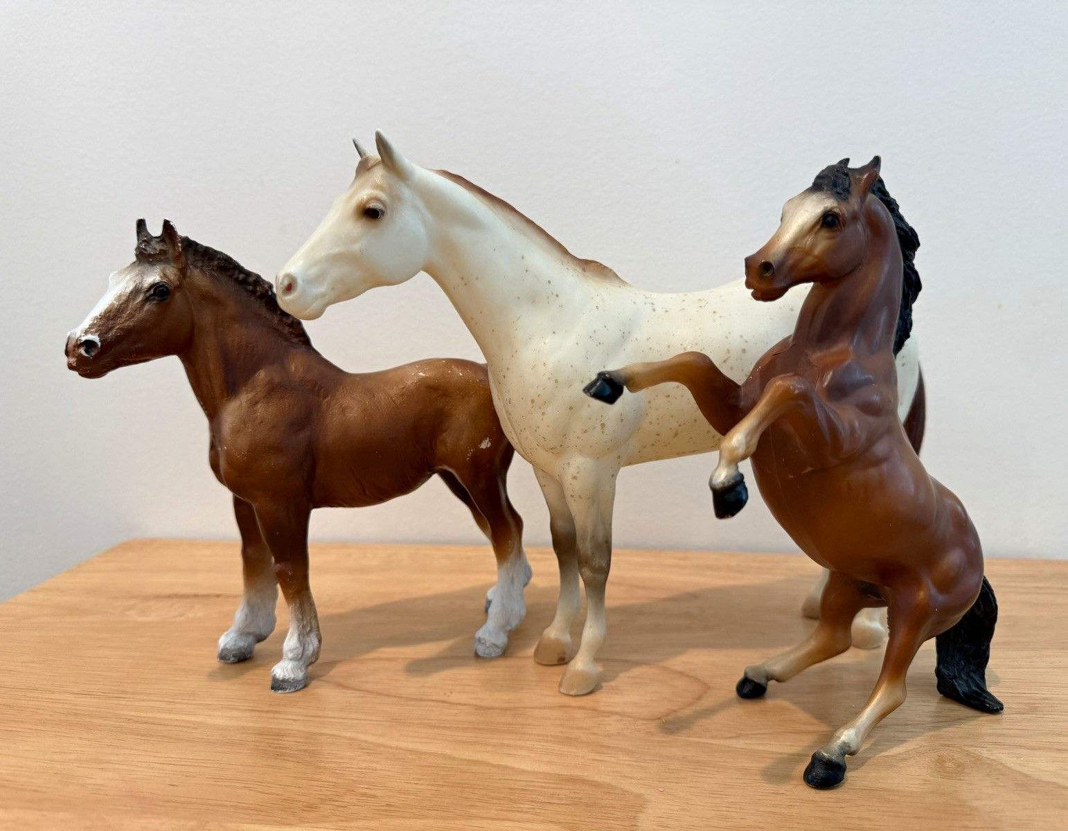 Vintage Breyer Lot of 3 Valuable Collectables- Pearly, Chalky and Signed