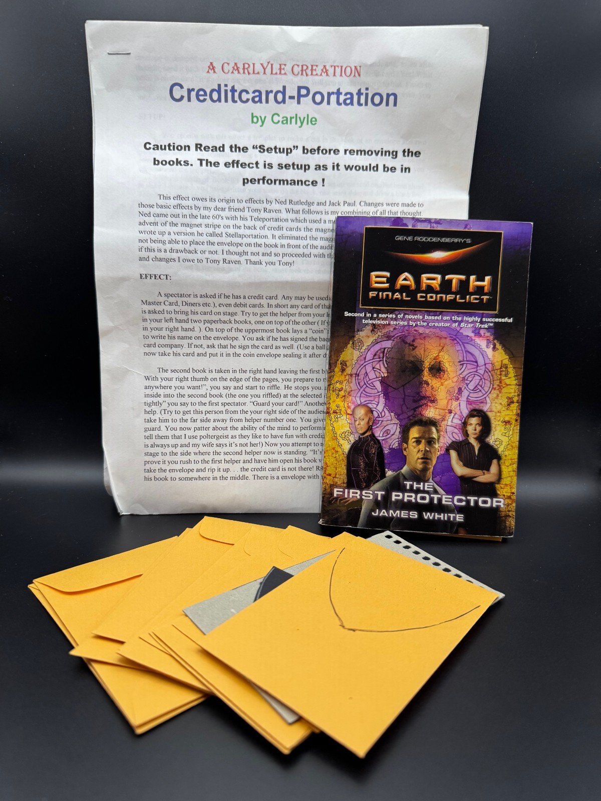 RARE Carlyle Creditcard-Portation — Magic Castle Medium's Stage Mentalism