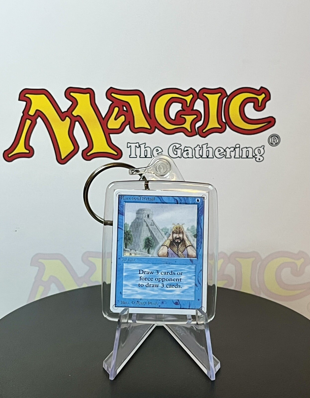 Ancestral Recall Magic The Gathering Keyring: Best On EBay 💯%🔥