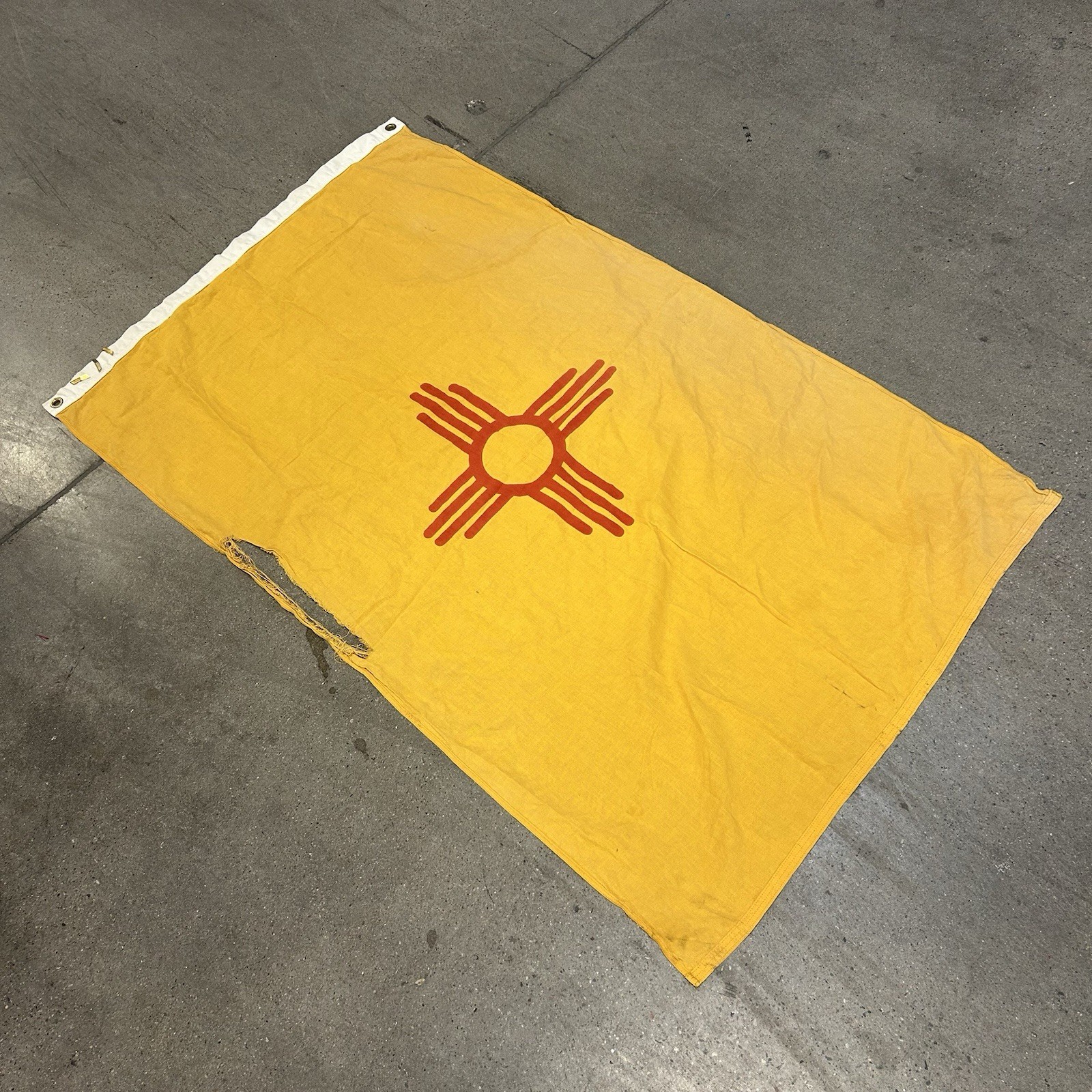Vintage New Mexico Flag 35x56 Vintage New Mexico Flag 35x56