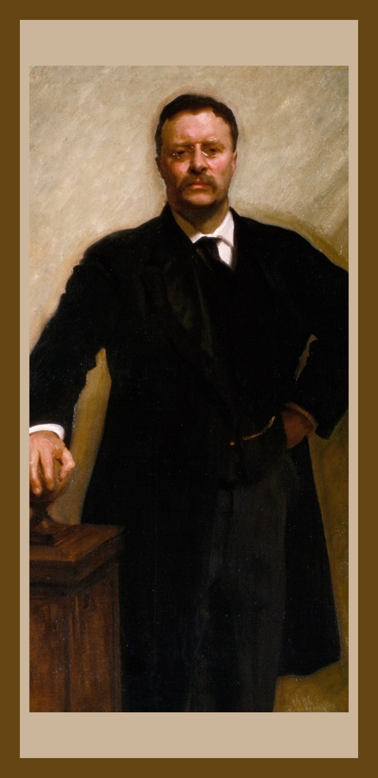 THEDORE ROOSEVELT President 1903 Art - Laminated Bookmark - 2.5 x 6 in