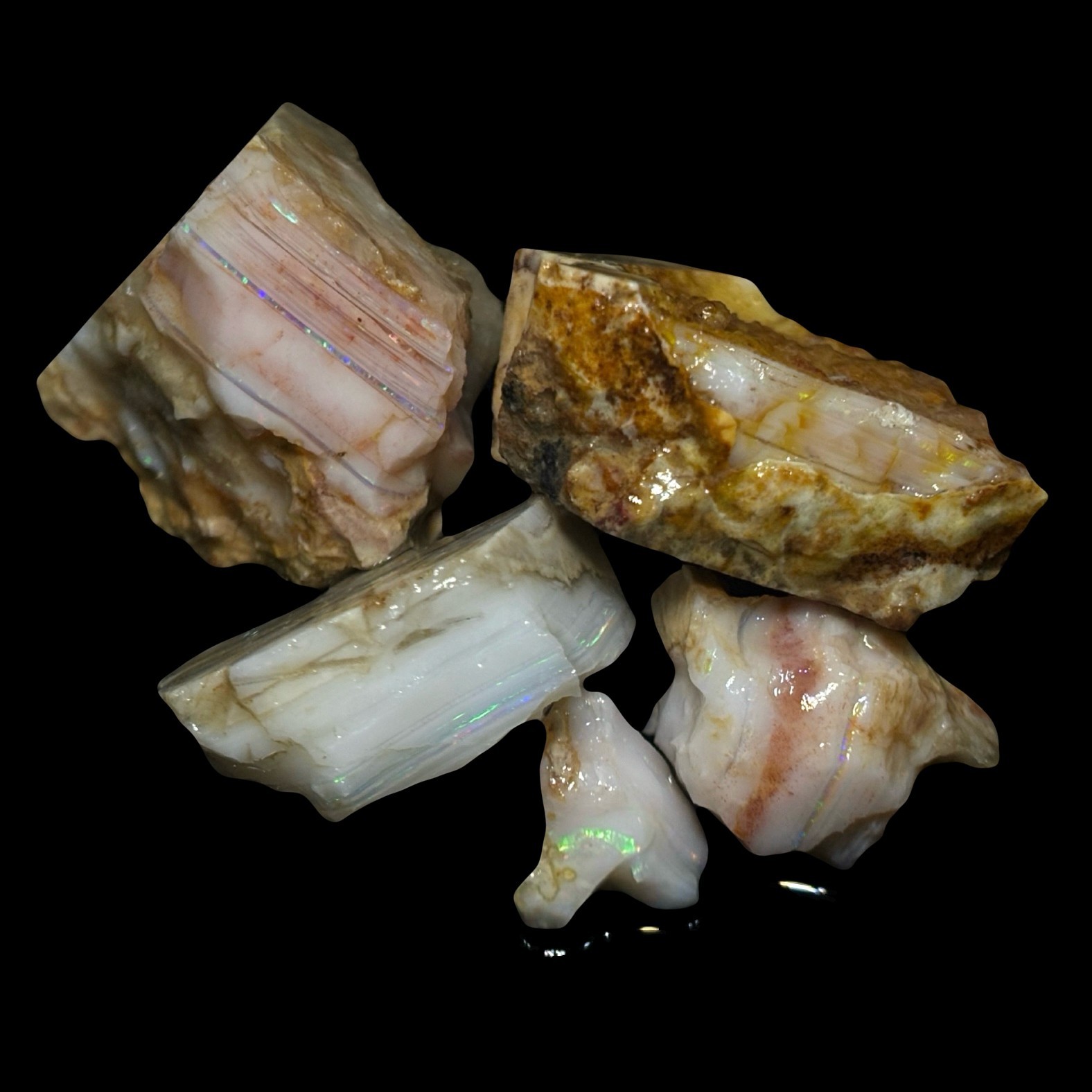 Rough Pink Spencer Idaho Vibratone Opal Parcel