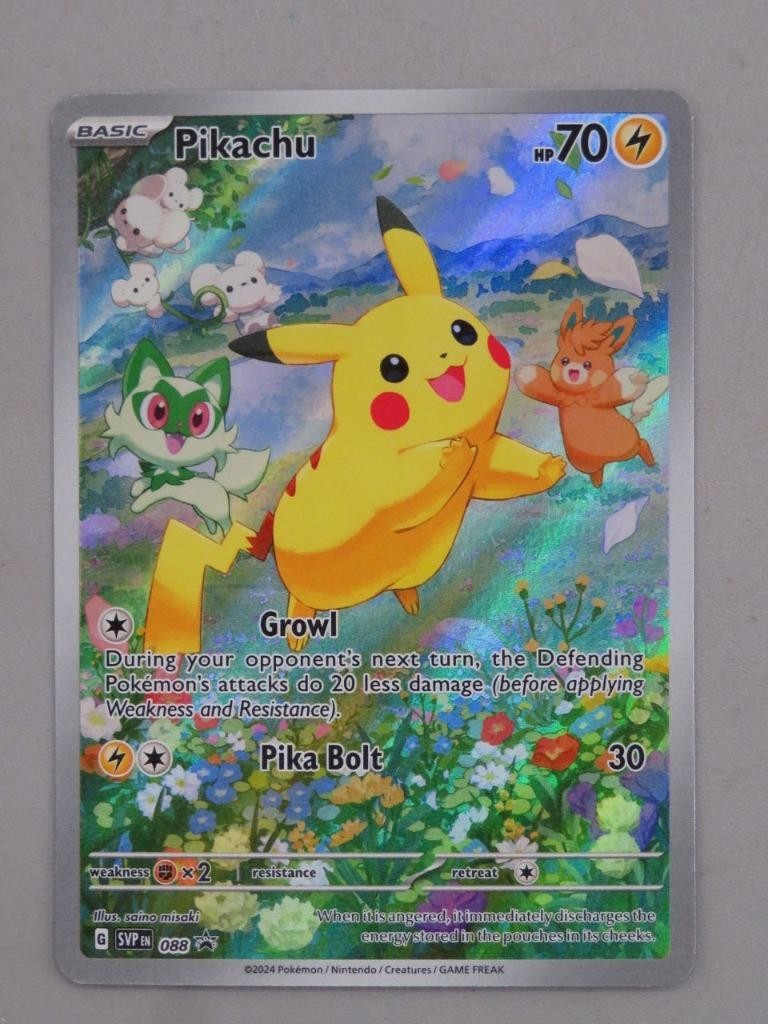 Pokemon Trading Card High Grade 2024 Pikachu 088