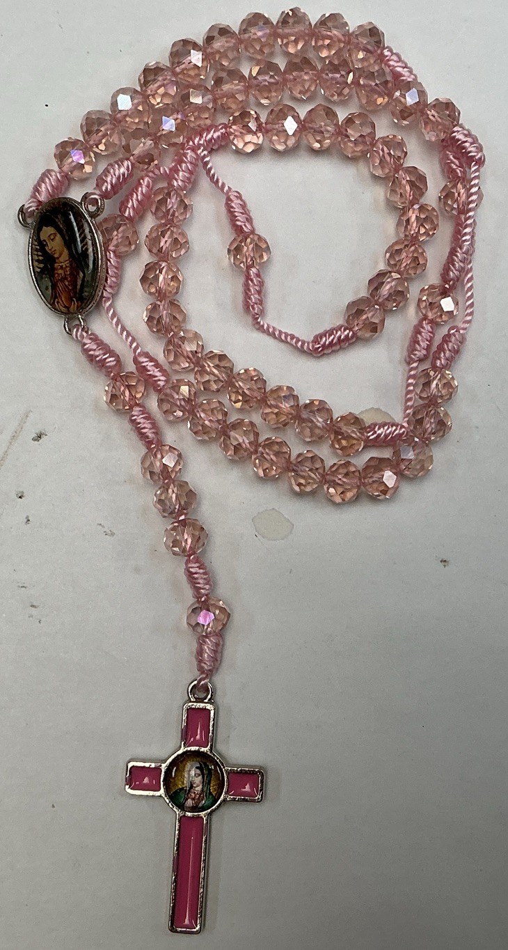 ROSA ROSARIO CORONILLA PARA REZAR A LA VIRGEN DE GUADALUPE