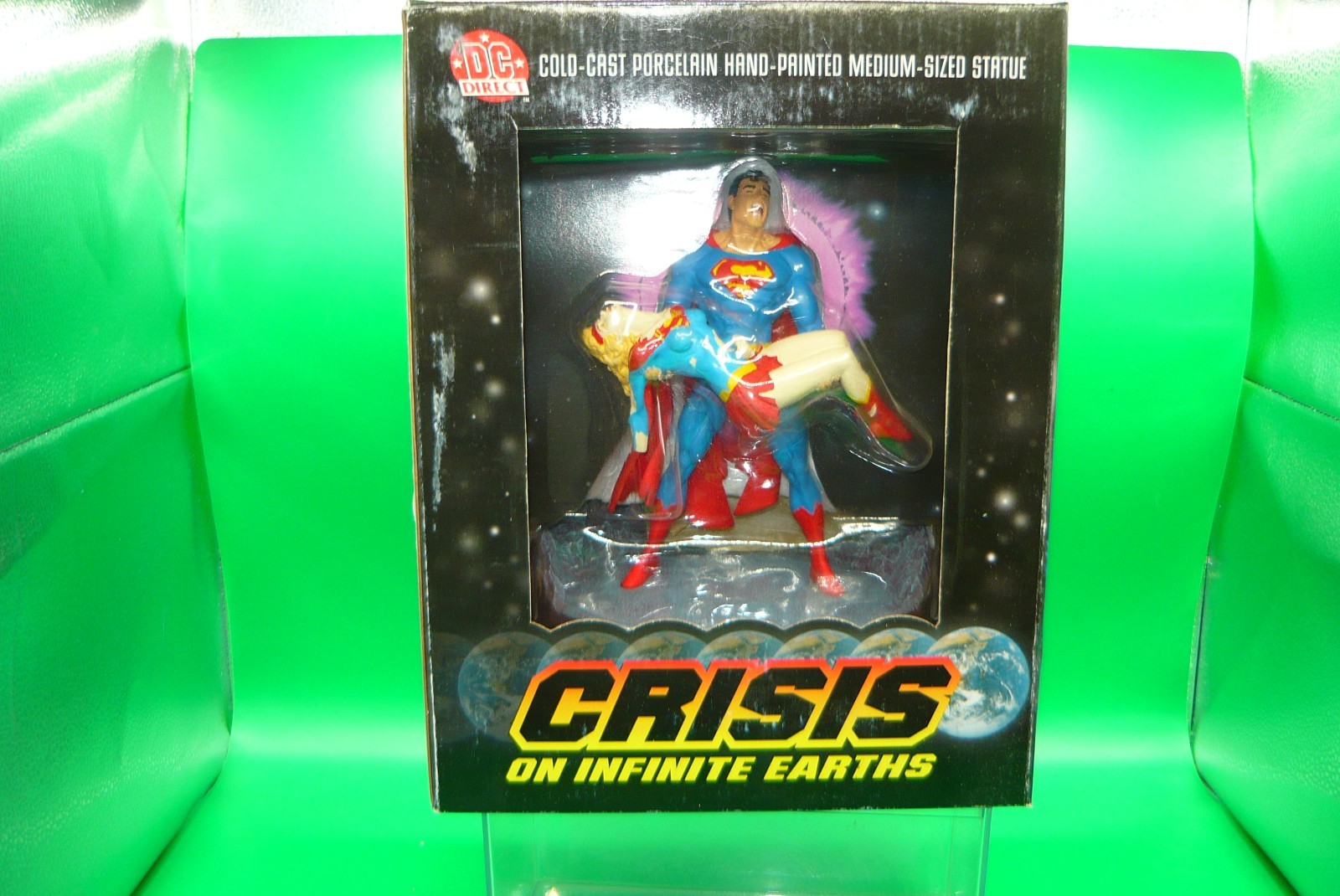 Vintage 1991 DC Direct SUPERMAN Statue CRISIS On Infinite Earth New In Box Vintage 1991 DC Direct SUPERMAN Statue CRISIS On Infinite Earth New In Box