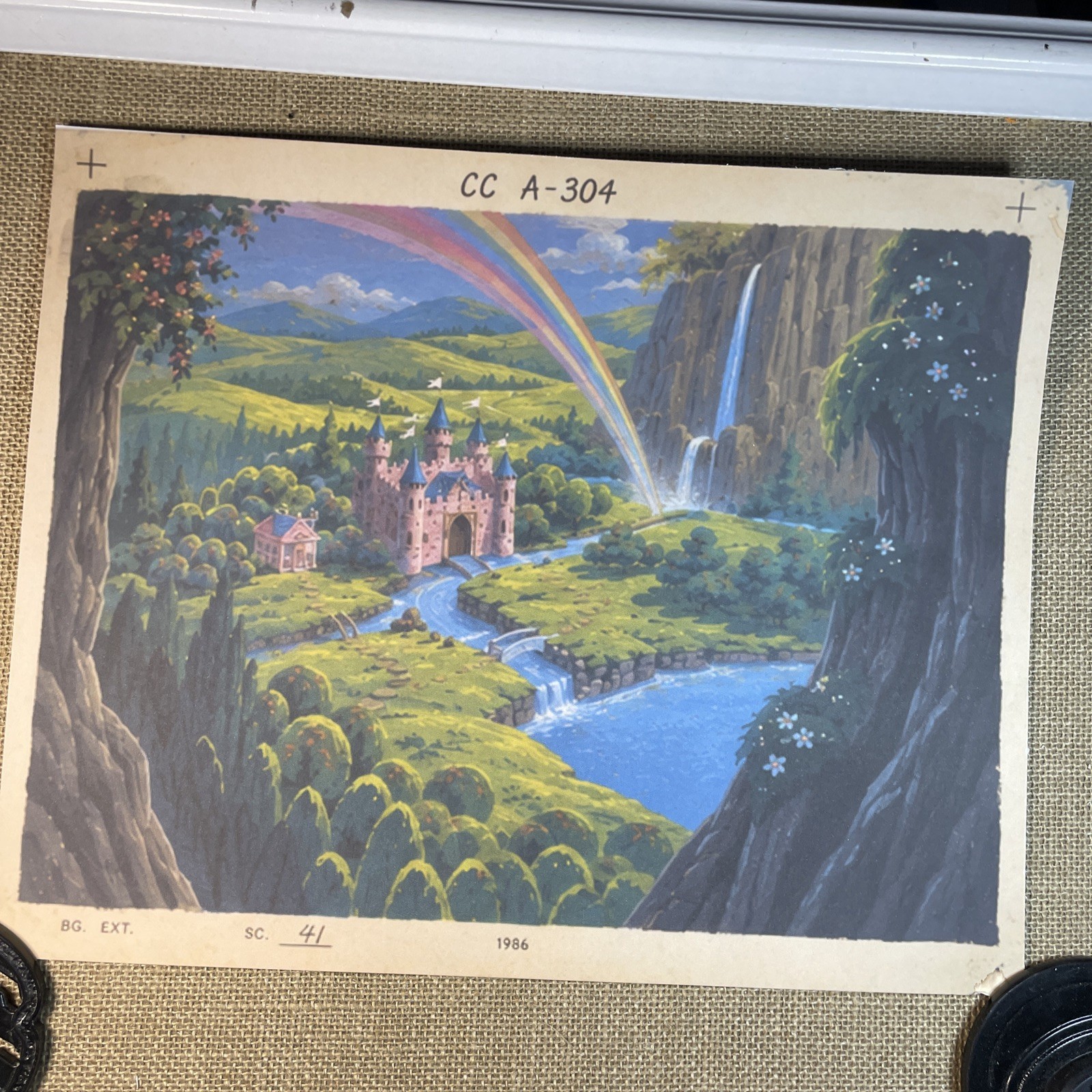 My Little pony animation Cels background Print vintage cartoons Art 80’s R