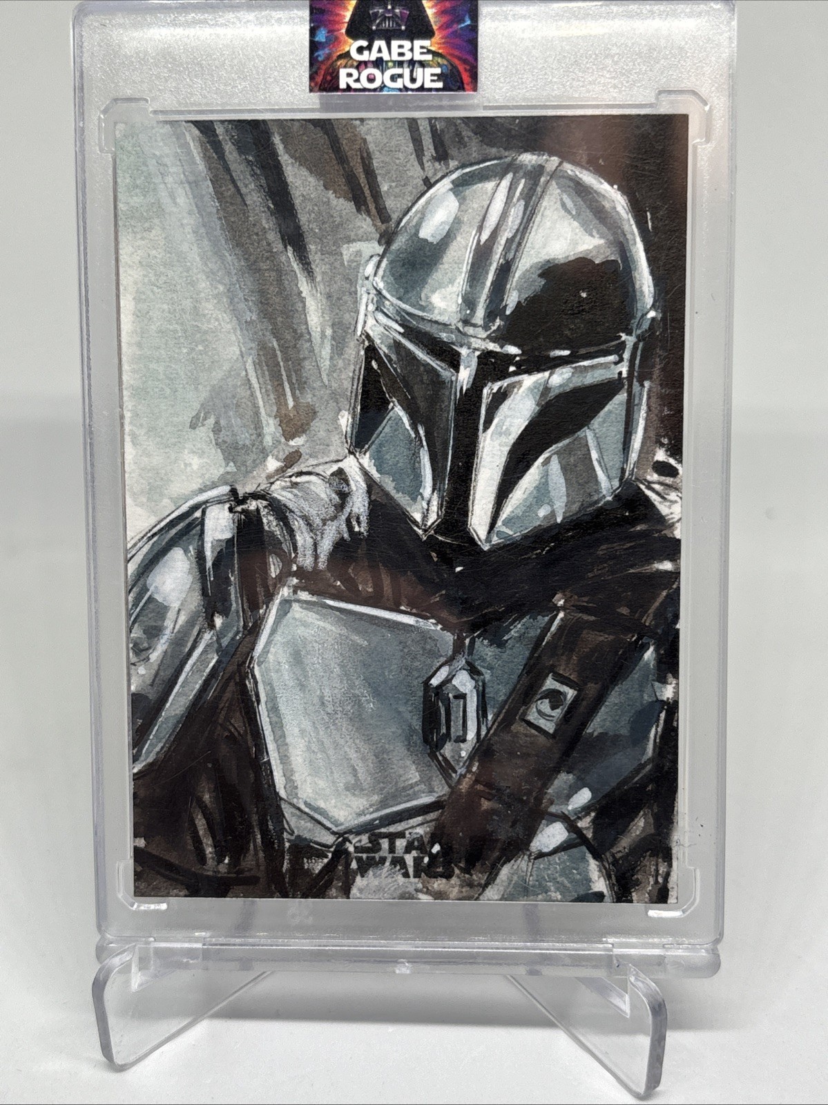2021 Topps The Mandalorian S2 Sketch Card 1/1 By Kursat Cetiner RARE 🔥🔥🔥