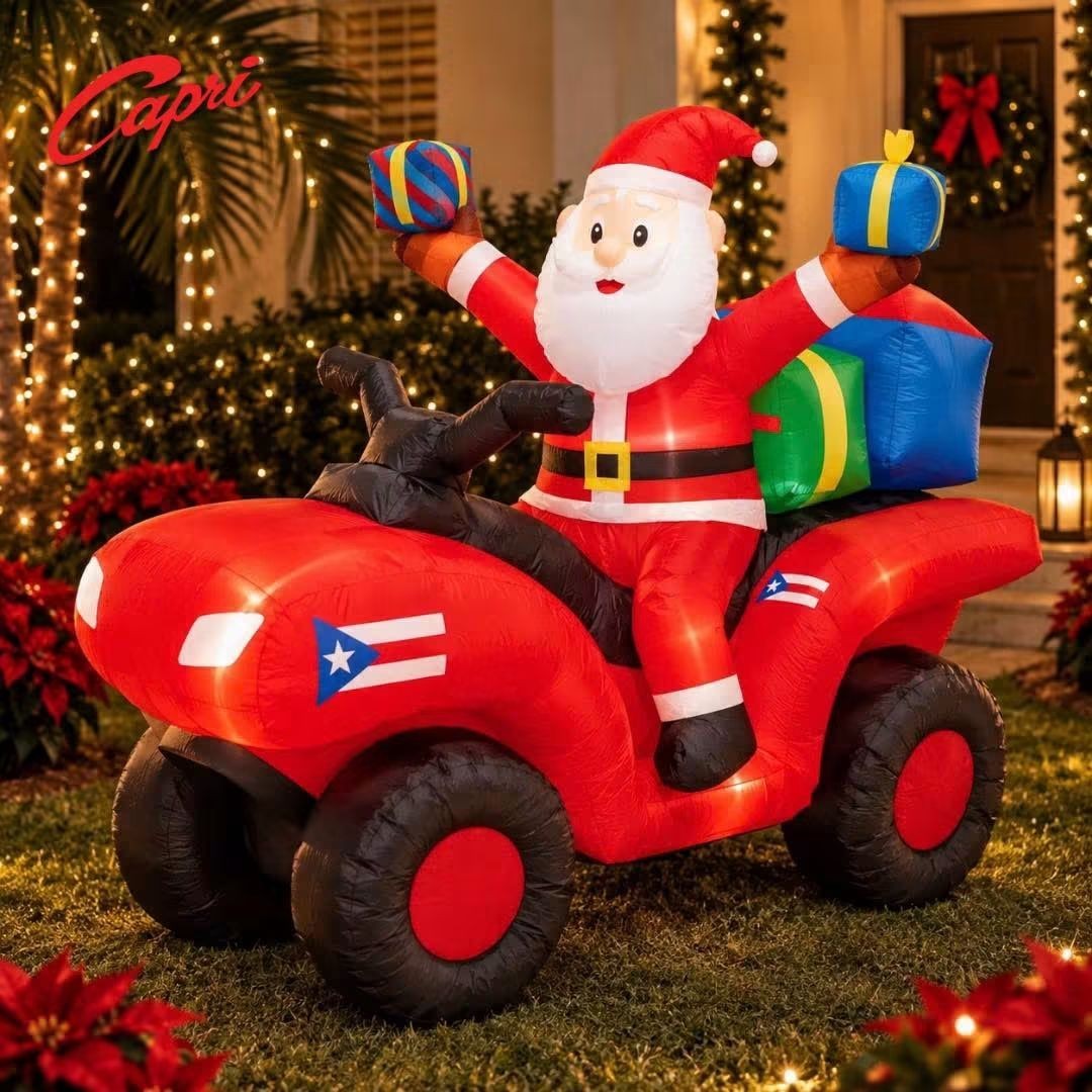 Puerto Rico christmas inflatable