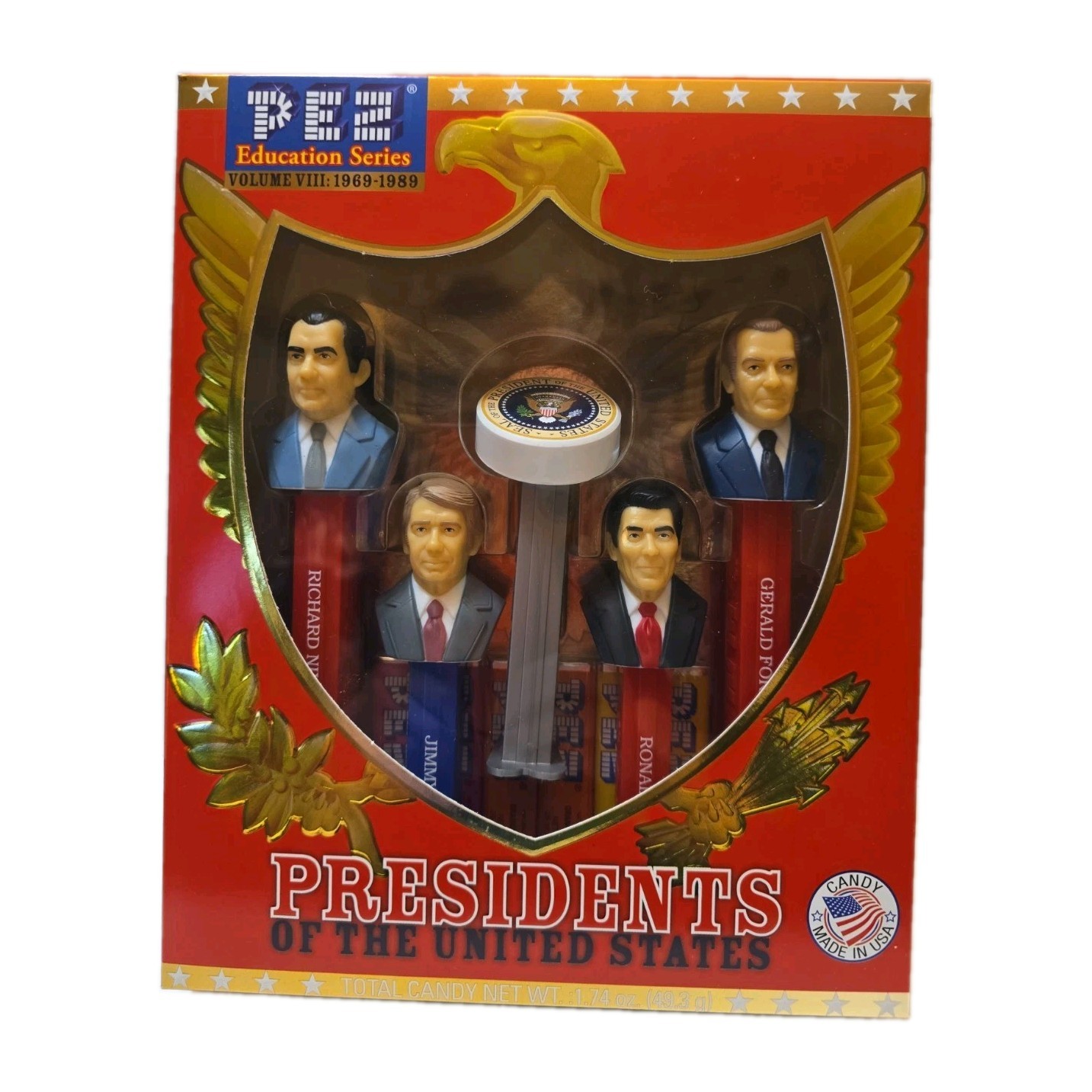 PEZ Presidents Education Series Volume VIII 8 Nixon Ford Carter Reagan SEALED PEZ Presidents Education Series Volume VIII 8 Nixon Ford Carter Reagan SEALED