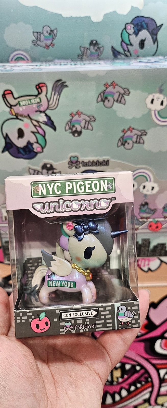 Nycc 2026 Tokidoki New York Cute Pigeon exclusive unicorno figure Simon Legno Nycc 2026 Tokidoki New York Cute Pigeon exclusive unicorno figure Simon Legno