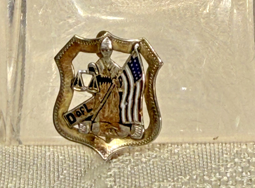 VINTAGE 1890'S DAUGHTERS OF LIBERTY PIN -3/4