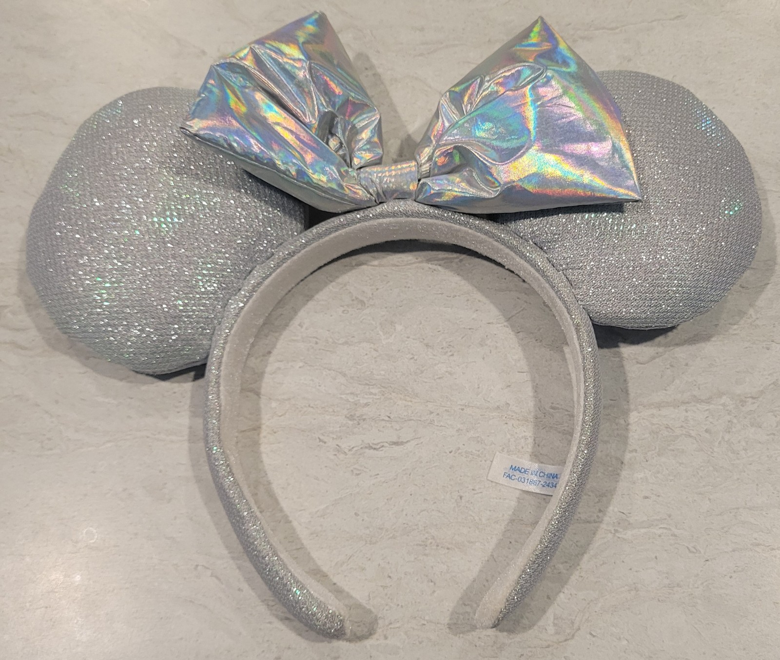 Tokyo Disney Resort Minnie Silver Ears HeadBand Japan