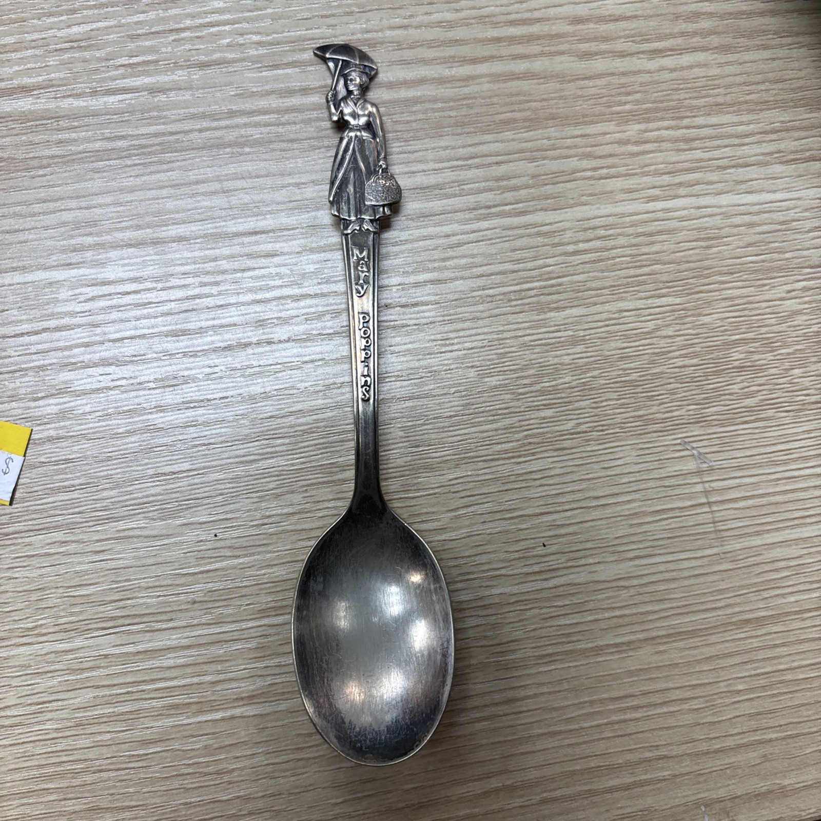 Vintage 1964 Walt Disney Productions MARY POPPINS Silver Plate Figural Spoon