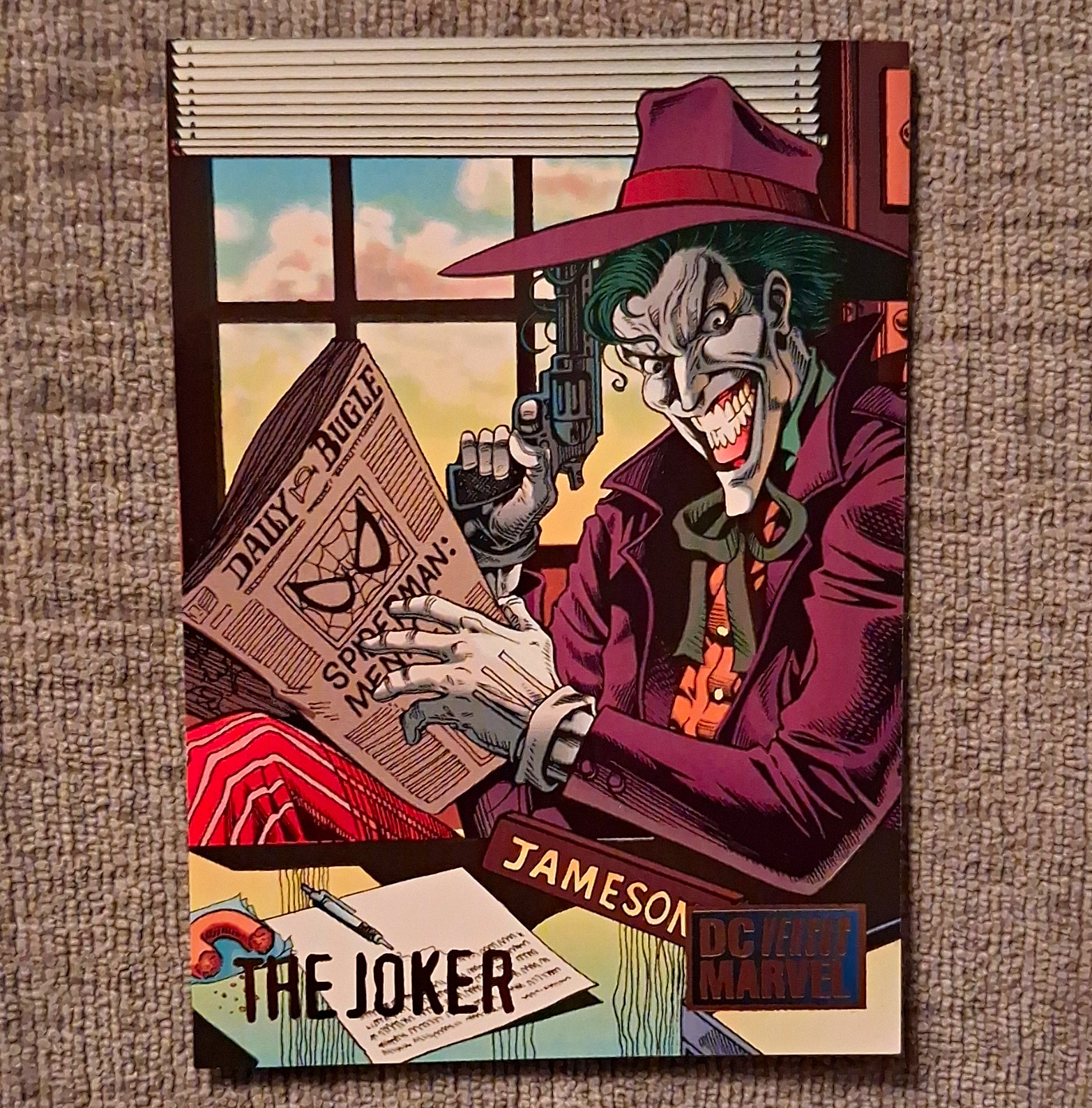 Fleer/SkyBox 1995 DC Versus Marvel Villain The Joker Non-Sport Card #45