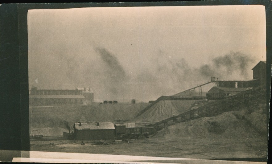 Old Vintage Photo PANAMA CANAL CONSTRUCTION SCENE MINING OPERATION PHOTOGRAPH