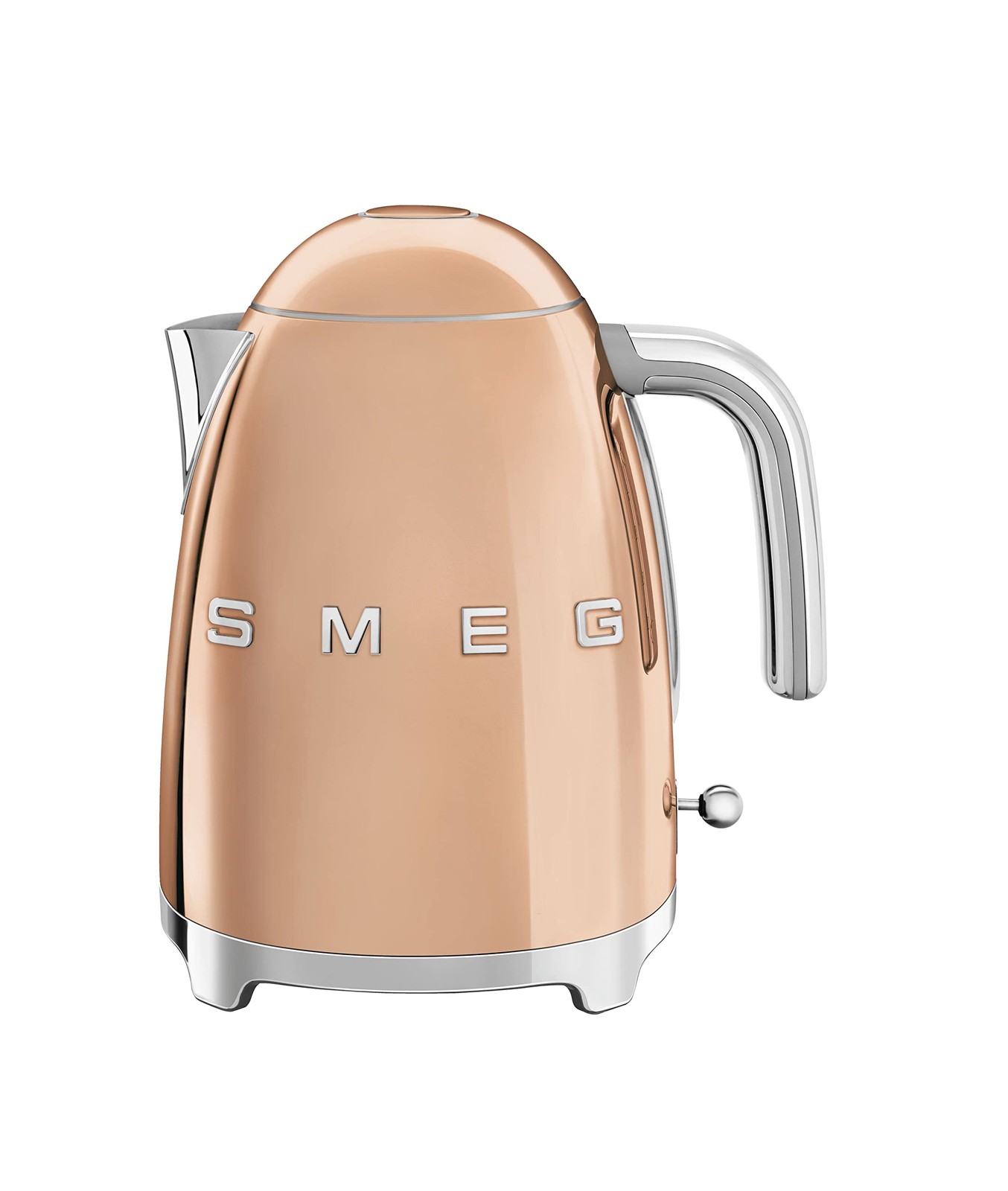 Smeg Electric Kettle 1.7L  Rose Gold Stainless Steel 17.2L x 11W x 18.4H cm